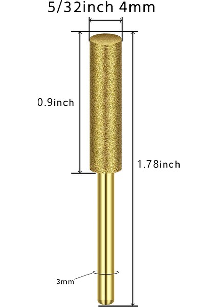 Ncanruı 8 Adet Yüksek Sertlik Elmas Testere Bileyici-Taş Dosya, Elmas Bileme Tekerlekleri Testere Dosyası (5/32 Inç, 4.0mm) (Yurt Dışından) fırsatları