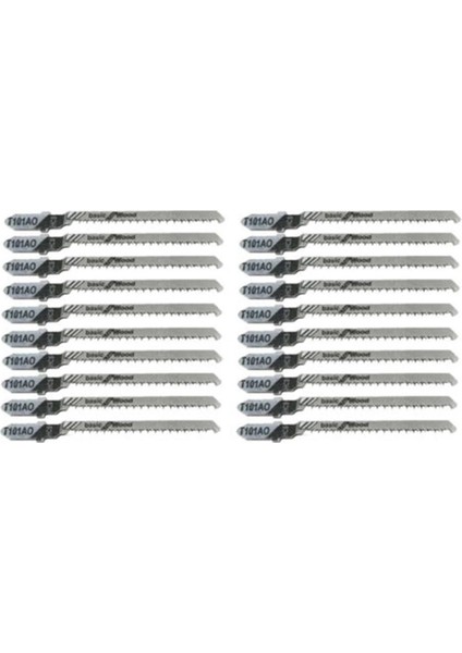 20 Adet Pistonlu Yapboz T101AO T-Shank Çok Dekupaj Testereler Ahşap Plastik Kesme Diski Için (Yurt Dışından)