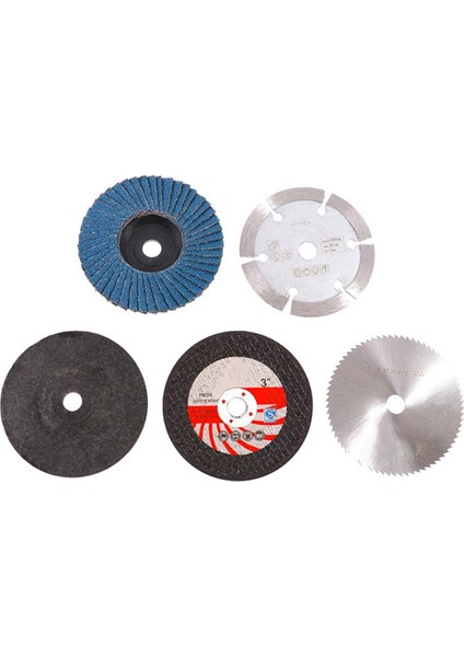 5 Adet 75MM Kesme Diski 10MM Delik Açı Öğütücü Düz Flap Taşlama Freze Aracı (Yurt Dışından)