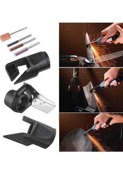 Dış Mekan Bahçe Aletlerini Bilemek Için Bağlantı Kiti, Dremel Bileme Seti Için Dremel Aracı Yavaş Kesim Zincirli Testere Bıçakları Kolayca Kör Biler (Yurt Dışından) modelleri