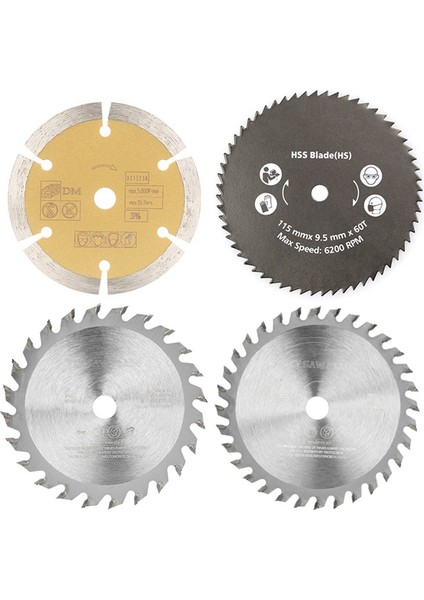 115X10MM Çok Fonksiyonlu Karbür Testere Bıçağı Dairesel Testere Bıçağı 4 Adet (Yurt Dışından) fırsatları
