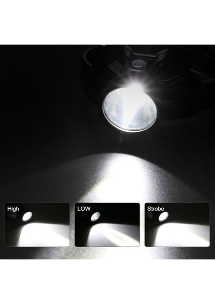 P50 LED Far Kafa Işık Lambası USB Şarj Zumlanabilir Odak El Feneri Baş Feneri Kamp Balıkçılık Için Çalışma Işığı (Yurt Dışından)