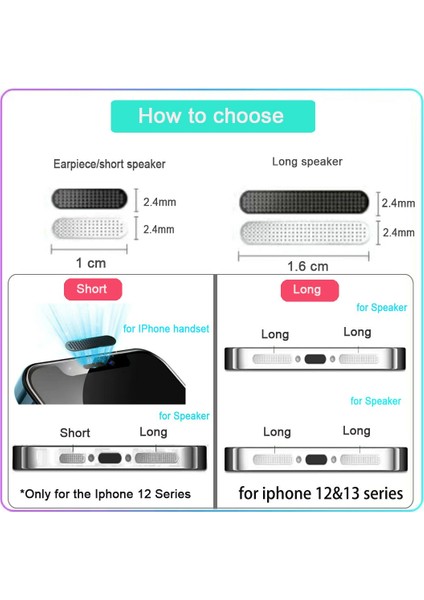 Telefon Hoparlör Toz Net Kapak Kulaklık Toz Geçirmez Filtre Ahize Temiz Koruyun Hoparlör Toz Kutusu Pas Net Iphone 12 13 Için (Yurt Dışından) fırsatları