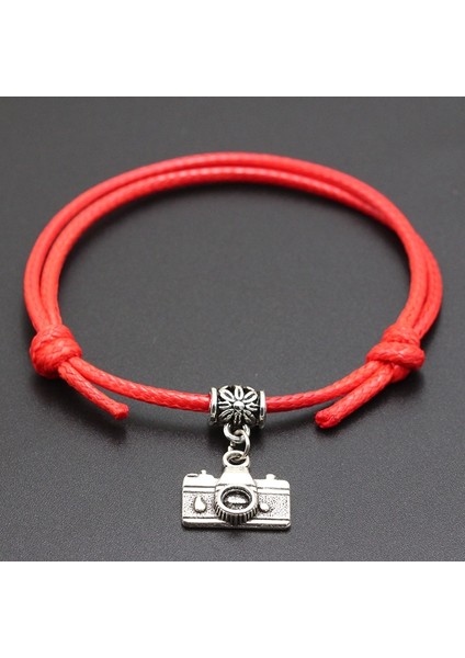 Dijital Kamera Kolye Kırmızı Iplik Dize Bilezik Şanslı Siyah Kahve El Yapımı Halat Bilezik Kadın Erkek Takı Sevgilisi Çift (Yurt Dışından) modelleri