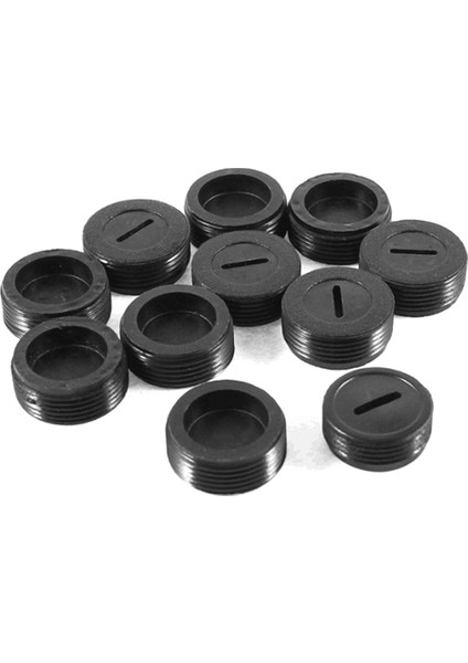 10 Çift Elektrikli Alet Parçaları Karbon Fırça Kapağı 14MM Yuvarlak Kauçuk Somun Stoper Tutucu Kapaklar Durumda Açılı Taşlama Aksesuarları (Yurt Dışından)