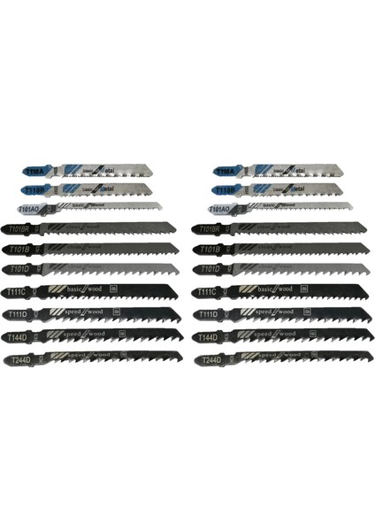 40 Adet T Şaftlı Dekupaj Bıçak Seti, Dekupaj Testere Bıçakları Çoğu T Şaftlı Dekupaj Testeresine Uygun, Metal, Ahşap Kesme Bıçakları (Yurt Dışından) fiyatları