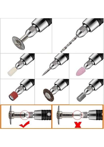 Dremel Çok Amaçlı Alet Için-1 x Mini Elektrikli Matkap 105 x Aksesuarlar-Siyah (Yurt Dışından)