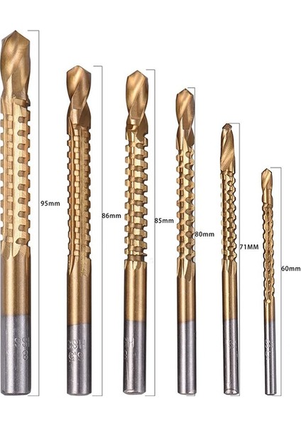 Adet Titanyum Matkap Testere Ucu Seti, Hss Delme, 3-8mm Matkap Uçları Seti (Yurt Dışından) fırsatları