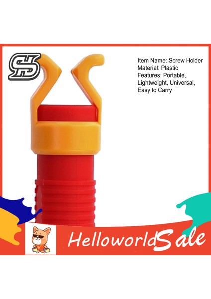 Helloworld Üniversal Uç Tutucu Geniş Uygulama Üniversal Vidalı Uç Tutucu Sabitleme Kelepçesi (Yurt Dışından) modelleri