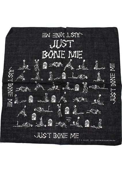 Kafatası Bandana Kare Eşarp % 100% Pamuk Kare Mendil Hip Hop Spor Paisley Bisiklet Başörtüsü Kadın Eşarp Boyun (Yurt Dışından) indirimleri