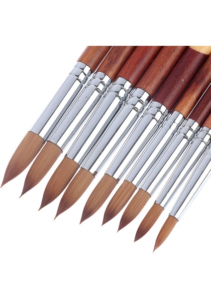 Akrilik Tırnak Fırçası Samur Saç Sıvı Toz Kristal Pembe Metal Ahşap Saplı (Yurt Dışından) modelleri