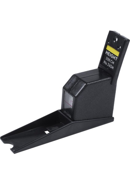 200CM Stadyometre Siyah Duvara Monte Işık Ölçer Büyüme Cetveli cm Metrik Mezura (Yurt Dışından)