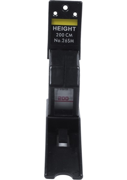 200CM Stadyometre Siyah Duvara Monte Işık Ölçer Büyüme Cetveli cm Metrik Mezura (Yurt Dışından) fırsatları