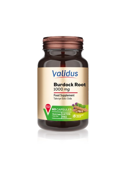Burdock Root 1000 mg 60 Capsules