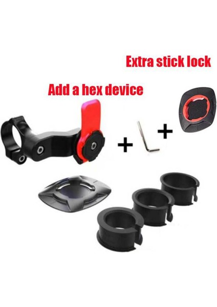 Hızlı Kilit Basit Motosiklet Bisiklet Telefon Tutucu Standı Ayarlanabilir Destek Xiaomi iPhone Için Moto Bisiklet Gidon Montaj Braketi (Yurt Dışından)