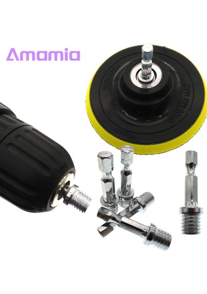 Amamia Dönüşüm Çubuğu Yüksek Mukavemetli Cilalı Elektrikli M10 Matkap Adaptörü (Yurt Dışından)