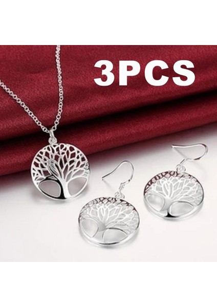 Zarif Eardrop Şekli Kolye Kolye Su Damlası Takı Seti El Zincir Bilezik Kolye Halka Kanca Oval Küpe Kadınlar Için (Yurt Dışından)