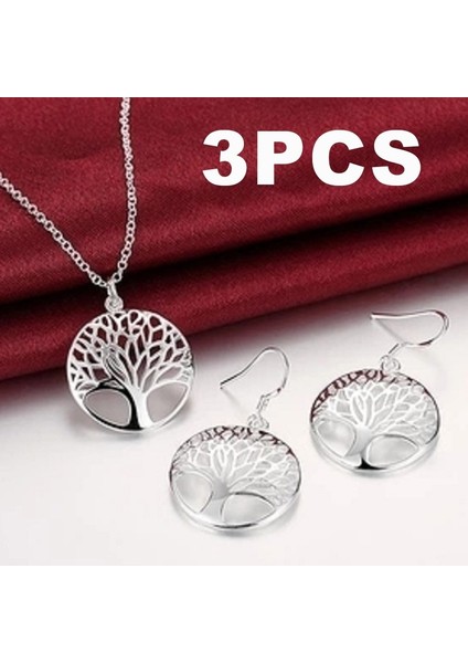 Zarif Eardrop Şekli Kolye Kolye Su Damlası Takı Seti El Zincir Bilezik Kolye Halka Kanca Oval Küpe Kadınlar Için (Yurt Dışından)