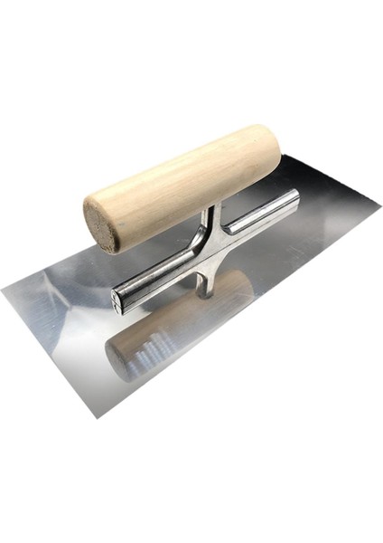 0.7mm Kalınlık Paslanmaz Çelik Bıçak Ahşap Saplı Sıva Malası Spatula (Yurt Dışından)