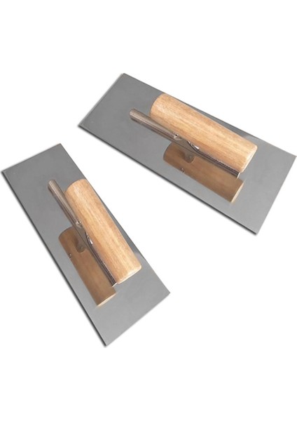 0.7mm Kalınlık Paslanmaz Çelik Bıçak Ahşap Saplı Sıva Malası Spatula (Yurt Dışından)