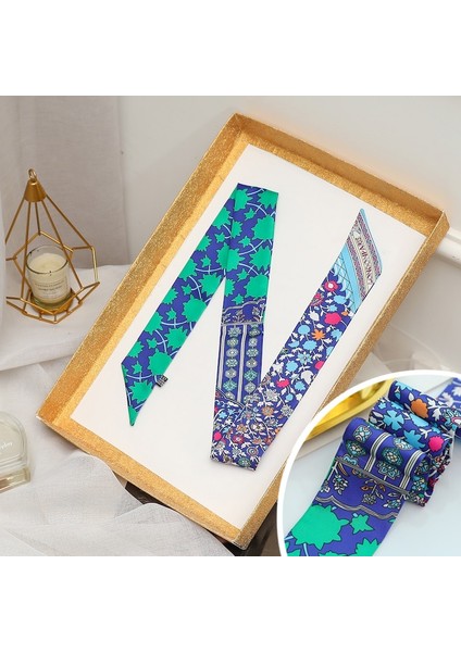 Uzun Bayan Çantası Ipek Eşarp Sıska Boyun Saç Atkı Kadınlar Için Bant Şapkalar Çanta Kravat Şeritler 2022 Yeni Kolu Sarar Yaz (Yurt Dışından) indirimleri