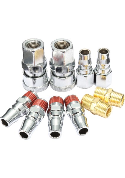 10 Adet/takım 1/4 Inç Bsp Hava Hattı Hortum Bağlantı Kompresörü Hızlı Konnektörler Çoğaltıcı (Yurt Dışından) fiyatları