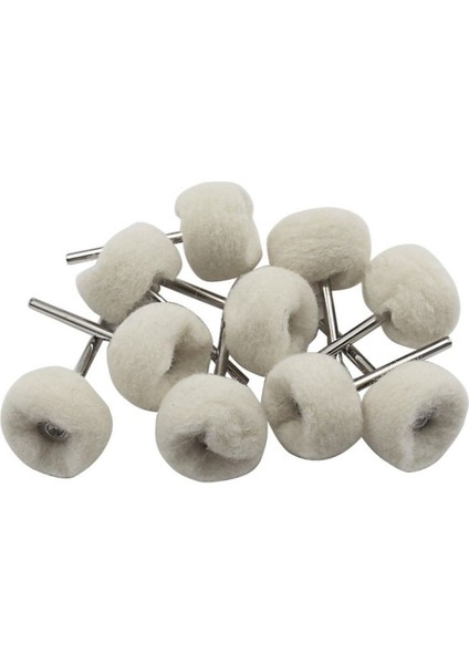 Adet 3mm Shank Yün Keçe Parlatma Tekerleği Aşındırıcı Fırça Taşlama Parlatma Tekerleği Mj (Yurt Dışından) fiyatları