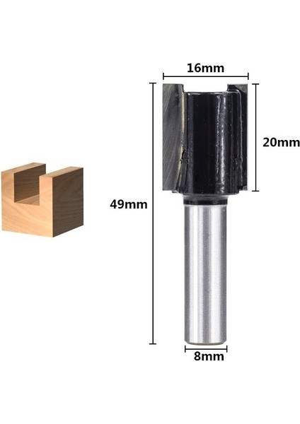 Xcan Gömme Trim Yönlendirici Bit 8mm Shank Şablon Desen Bit Karbür End Mill Ağaç Işleme Freze Kesici (Yurt Dışından) modelleri