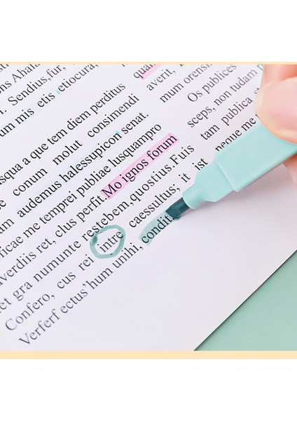 6 Adet/takım Çift Uçlu Fosforlu Kalemler Işaretleyiciler Midliner Pastel Jel Seti Kırtasiye (Yurt Dışından) indirimleri