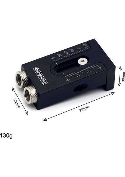 Cep Delik Jig Kiti 6/8/9.5mm Açı Matkap Kılavuzu Ağaç Işleme Aracı Delik Zımba Bulucu Jig Matkap Ucu Marangozluk Alet Takımı (Yurt Dışından)