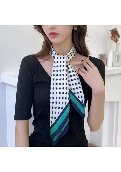 Saten Ipek Eşarp Kadın Tasarımcı Marka Fular Boyun Atkı 70CM Kare Kafa Saç Atkılar Bandana Bayanlar Için Mendil Yeni (Yurt Dışından) fiyatları