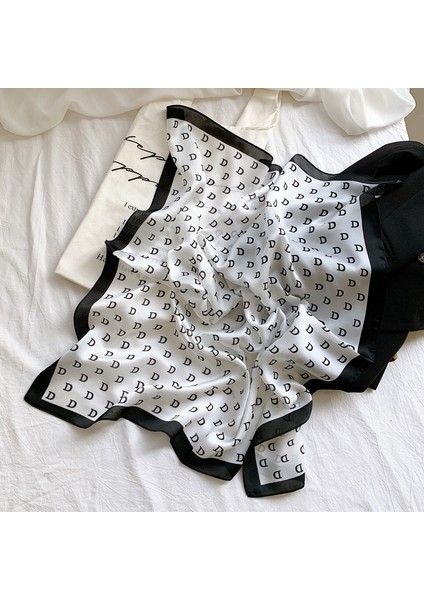 Saten Ipek Eşarp Kadın Tasarımcı Marka Fular Boyun Atkı 70CM Kare Kafa Saç Atkılar Bandana Bayanlar Için Mendil Yeni (Yurt Dışından) fırsatları