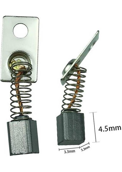 20 Adet 3.3*3.3*4.5mm Metal Elektrik Motoru Karbon Fırçalar Için Değiştirin/saeyang Serisi Diş Taşlama Makinesi Mikromotor El Aleti (Yurt Dışından)