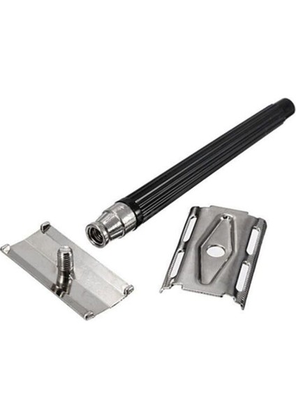 Uni Çift Kenarlı Jilet Islak Tıraş Klasik Paslanmaz Seyahat Metal Çelik Saplı Güvenlik Tıraş Makinesi Yüz Jiletli Bıçak (Yurt Dışından) modelleri