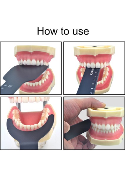 Dental Fotoğraf Kontrastı Siyah Arka Plan Panosu Damak Fotoğrafı Kontrastı Tp (Yurt Dışından)