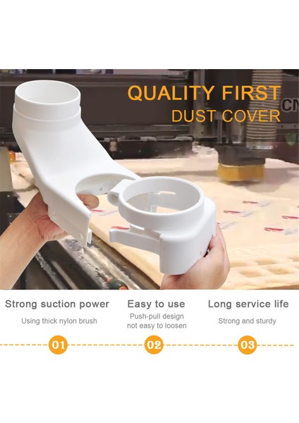 Cnc Router Toz Ayakkabı Somunu 70/75/80/85/90/100MM Gravür Freze Tezgahları (Yurt Dışından) modelleri