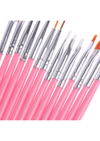 20PC Uv Jel Tırnak Sanat Tasarım Seti Süsleyen Boyama Çizim Lehçe Fırça Kalem Araçları (Yurt Dışından) fırsatları