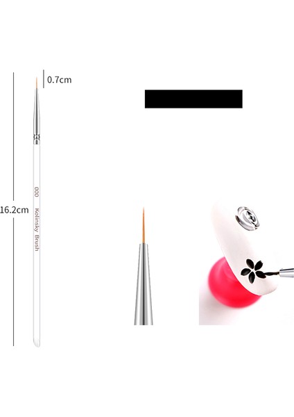 3 Adet Jel Kalem Fırçası Tırnak Resim Fırçası Kalem Süsleyen Çizim Boya Salon Araç Seti (Yurt Dışından) modelleri