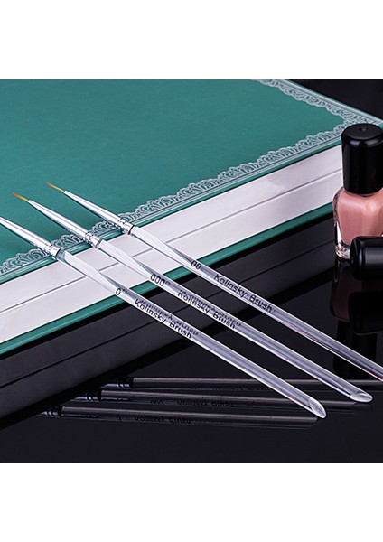 3 Adet Jel Kalem Fırçası Tırnak Resim Fırçası Kalem Süsleyen Çizim Boya Salon Araç Seti (Yurt Dışından) fırsatları