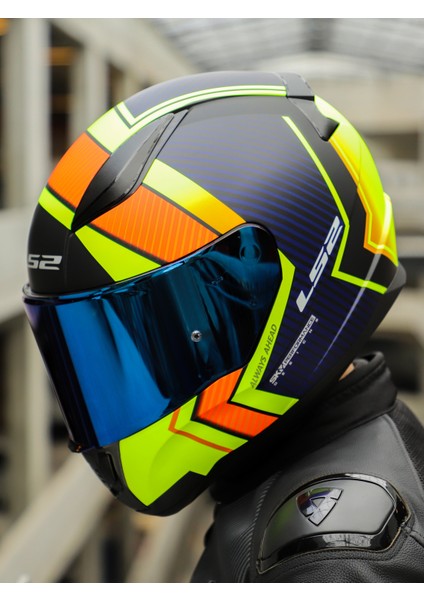 Rapıd 2 Extra Mat Neon Sarı-Navy Mavi Kask fırsatları