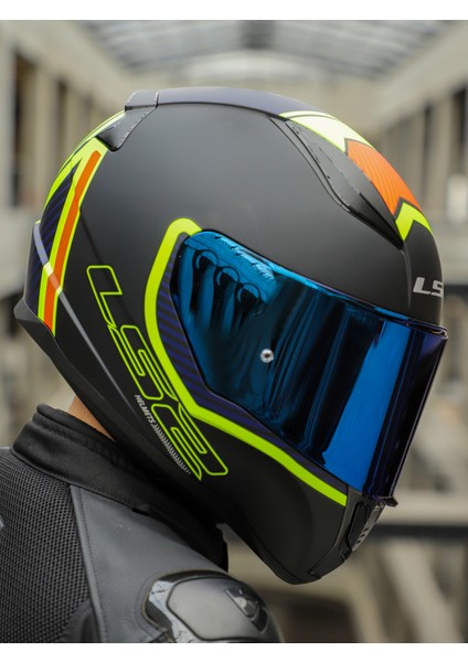 Rapıd 2 Extra Mat Neon Sarı-Navy Mavi Kask indirimleri