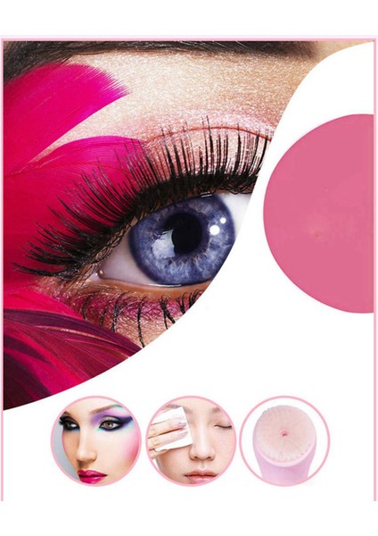 Temiz Yüz Temizleyici, Titreşim, Su Geçirmez, Siyah Noktalar, Temizleme Fırçası, Yumuşak Temizleyici, Masaj, Cilt Bakımı (Yurt Dışından)