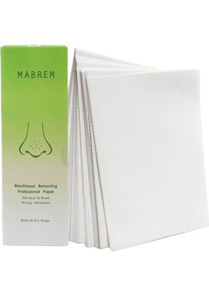 Siyah Nokta Çıkarma Profesyonel Kağıt Burun Şeridi Akne Tedavisi Kağıdı - Yeşil (Yurt Dışından)