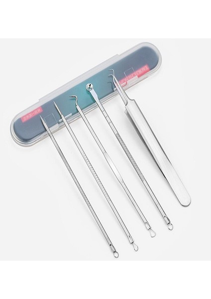 Sıcak Satış Siyah Nokta Kaldırma Yüz Akne Akne Aracı Set Akne Iğnesi Paslanmaz Çelik 5 Parça Set (Yurt Dışından) modelleri