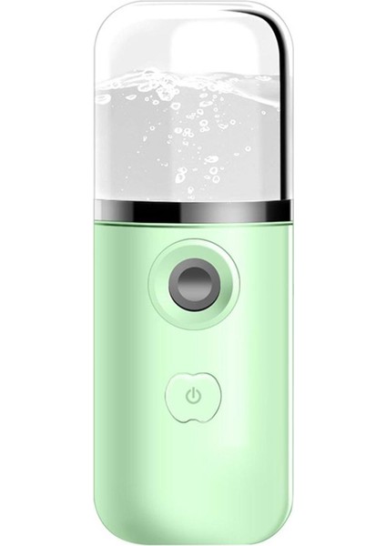 Mini 25 ml Yüz Buharlı Nemlendirici Mist USB Yüz R Kişisel Yüz Bakımı Için Yeşil 39*30*95MM (Yurt Dışından)