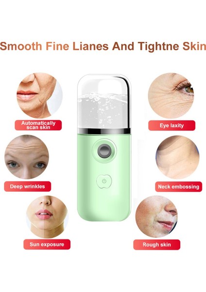 Mini 25 ml Yüz Buharlı Nemlendirici Mist USB Yüz R Kişisel Yüz Bakımı Için Yeşil 39*30*95MM (Yurt Dışından) indirimleri