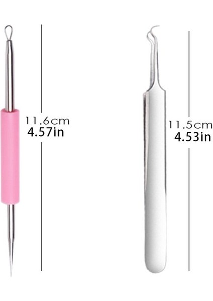 Iğne Akne Iğnesi Artefakt Seti Paslanmaz Çelik Çift Kafalı Akne Şerit Şerit (Yurt Dışından) fırsatları