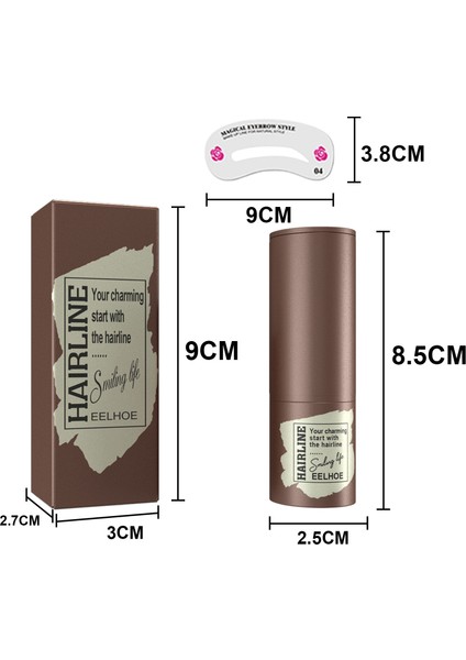 Kaş Damgası Şekillendirme Seti, Bir Adım Kaş Damgası Şablon Seti Su Geçirmez Göz Kaş Damgası Makyaj Araçları (Yurt Dışından) modelleri