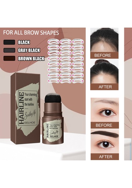 Kaş Damgası Şekillendirme Seti, Bir Adım Kaş Damgası Şablon Seti Su Geçirmez Göz Kaş Damgası Makyaj Araçları (Yurt Dışından) fırsatları