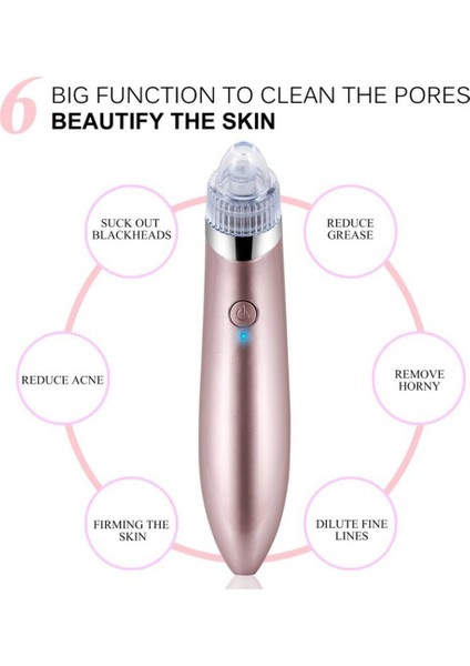 Güzellik Cihazı Gözenek Temizleyici Siyah Nokta Ingilizce Sürüm Temizleme Cihazları Gül Altın Şarj Edilebilir (Yurt Dışından) fırsatları